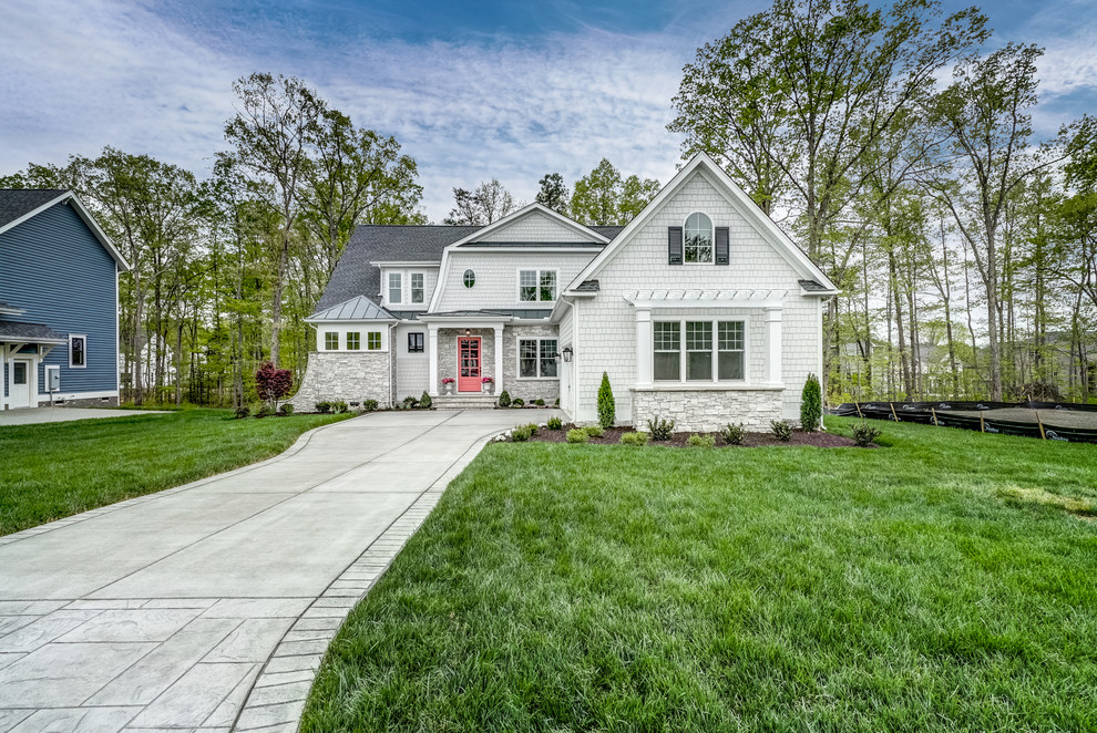 Dalton House Plan 3462 Front Shabbychic Style Exterior Richmond