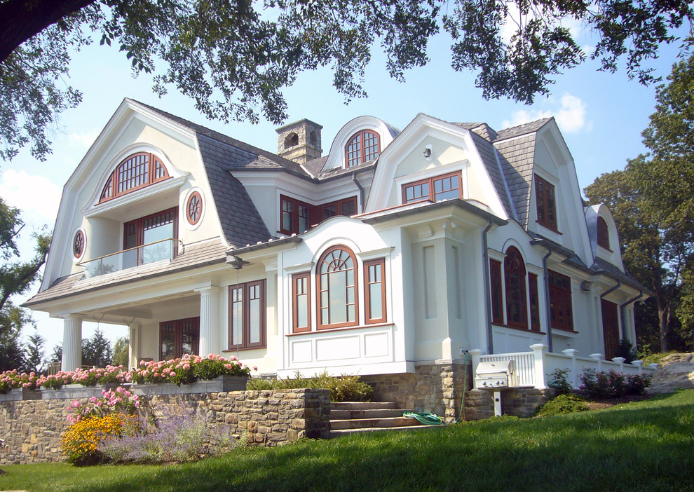 This is an example of a classic house exterior in New York.