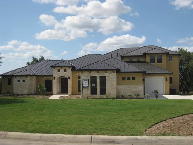 Dark Bronze Metal Roofs Contemporary Exterior Austin By Quality Roofing Houzz