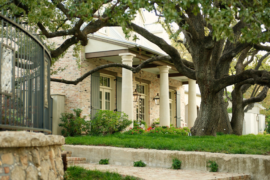 Inspiration for a classic house exterior in Dallas.