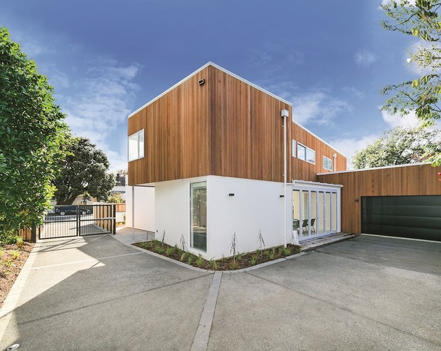 David Reid Homes Lower Hutt Design and Build Moderne Façade