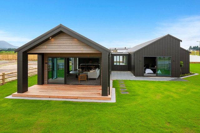 David Reid Homes Taupo Showhome Modern House Exterior Other By David Reid Homes Houzz Uk