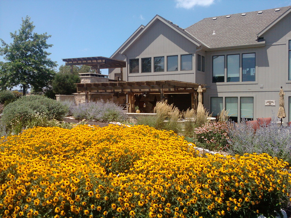 De Soto, KS Landscaping and Outdoor Kitchen Traditional Exterior