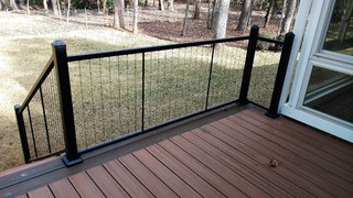 Decks with Trex Transcends and Fortress Cable Railing - Traditional ...