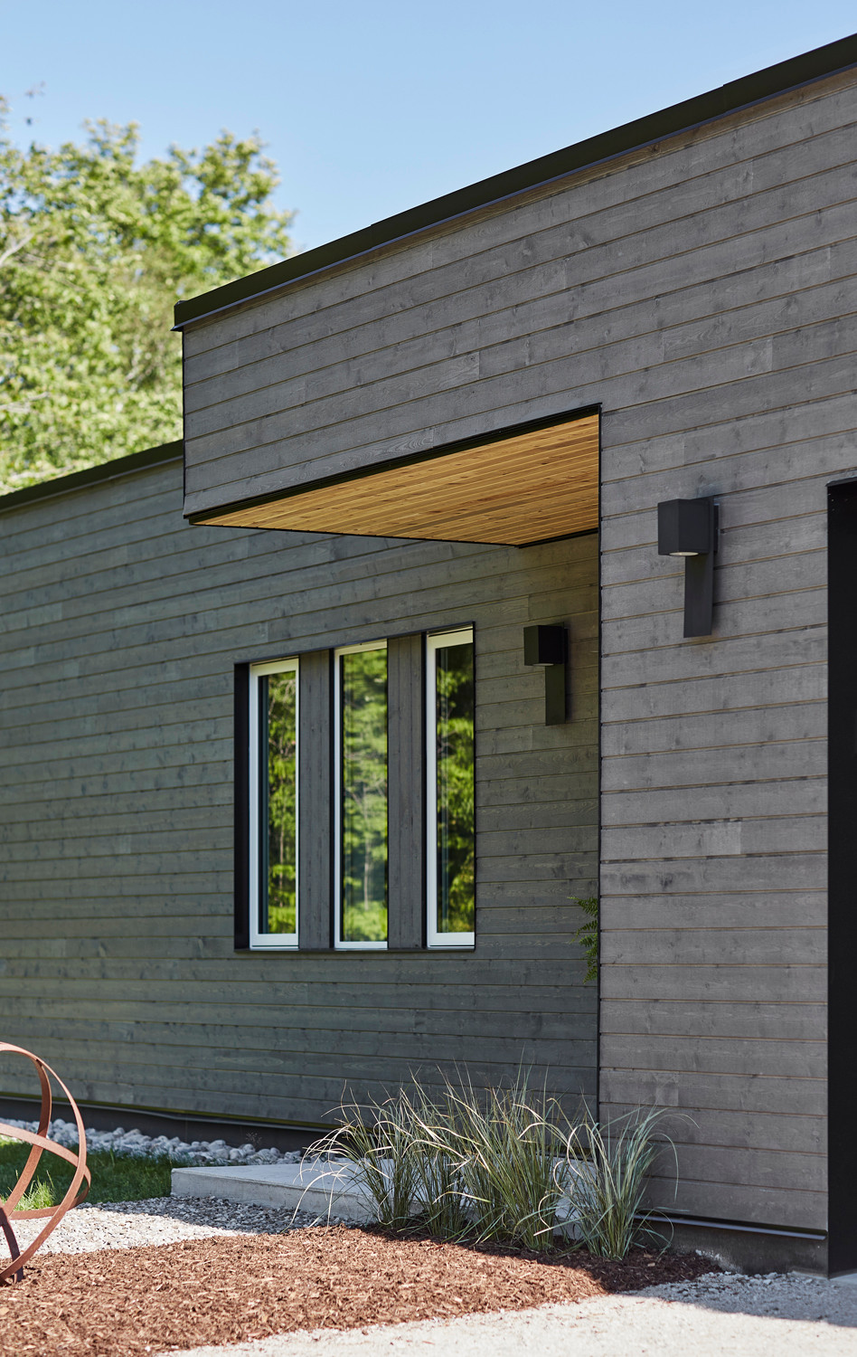 emigh patio furniture on 75 Beautiful House Exterior With A White Roof Pictures Ideas May 2021 Houzz