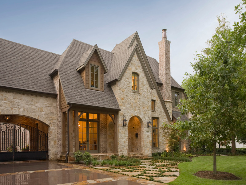 Deloache Traditional Exterior Dallas by LRO Residential Houzz