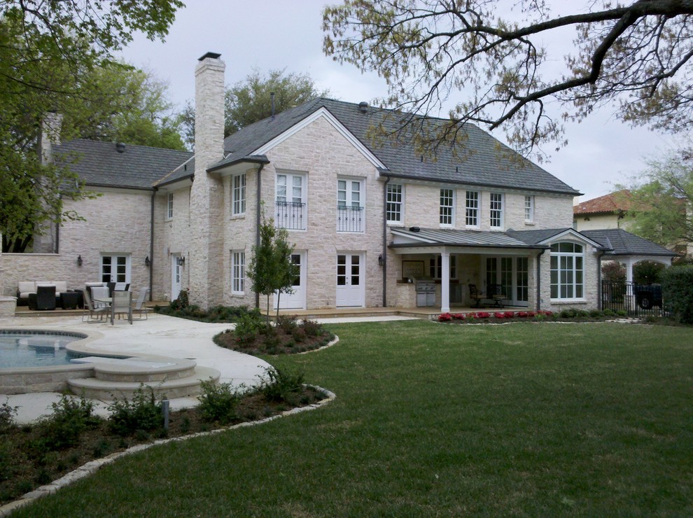 Deloache Traditional Exterior Dallas by Pam Chapman Architect