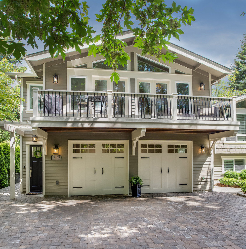 Detached Garage / ADU in Kirkland Transitional Exterior Seattle