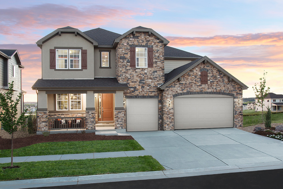 Dillon model home in Colorado Contemporary Exterior Denver by