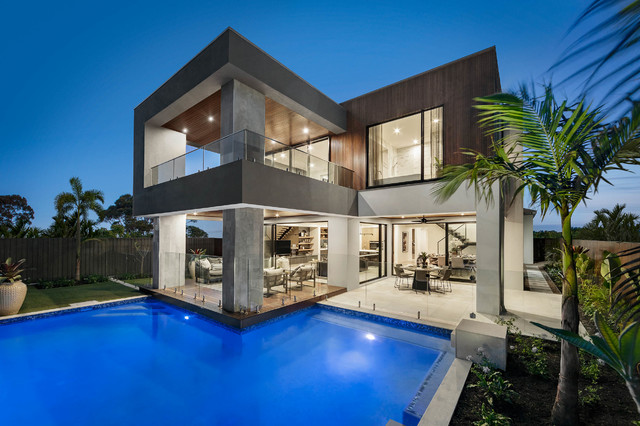 Display Home: Modena 55 - Contemporary - Exterior - Brisbane - by ...