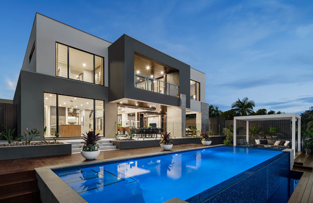 Display Home: Riviera 65 - Contemporary - House Exterior - Gold Coast -  Tweed - by Metricon | Houzz IE