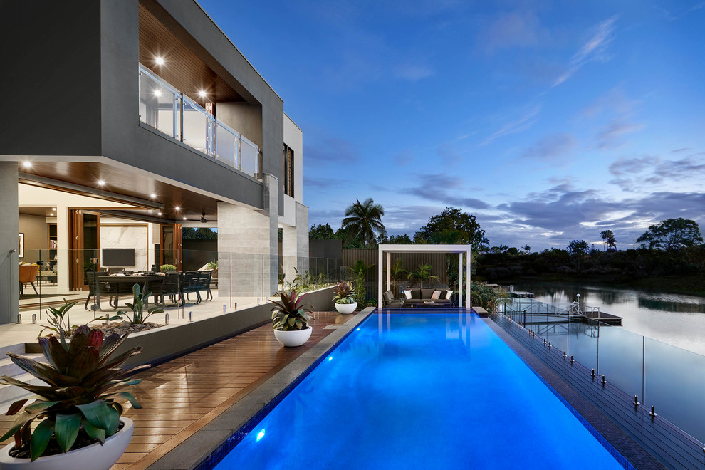Trendy pool photo in Gold Coast - Tweed