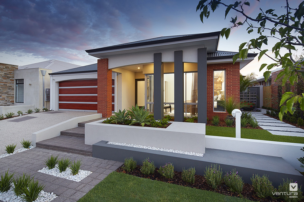 Photo of a modern bungalow house exterior in Perth.