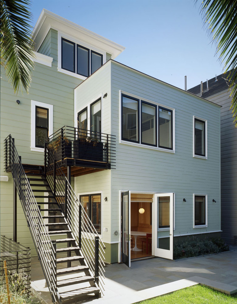 Inspiration for a traditional house exterior in San Francisco.