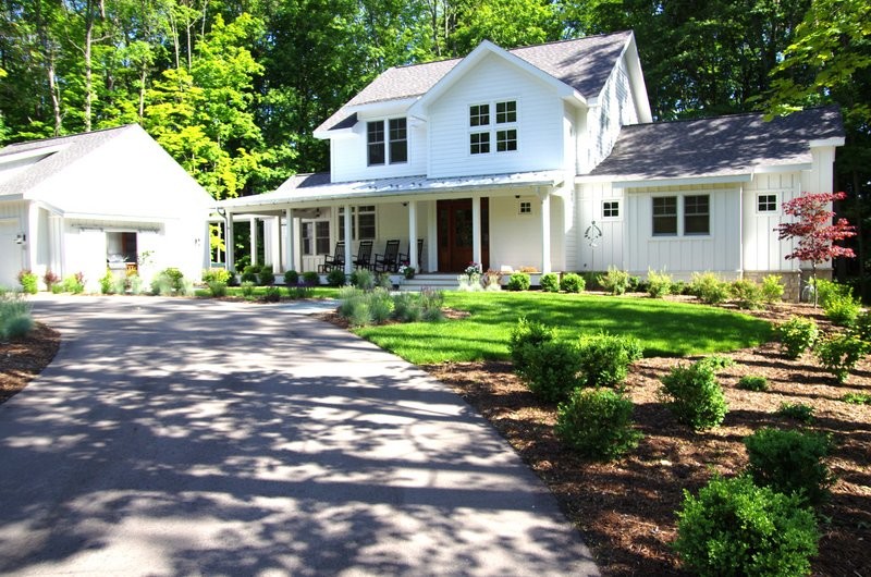 Inspiration for an exterior home remodel in Grand Rapids