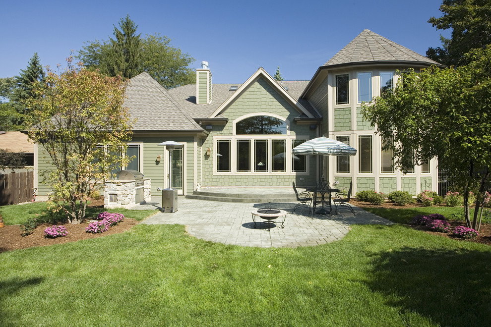 Downers Grove Residence Craftsman Exterior Chicago by Studio21