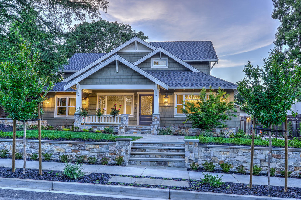 Downtown Los Gatos Custom Home Traditional Exterior San Francisco