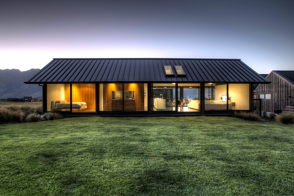 Modern house exterior in Dunedin.