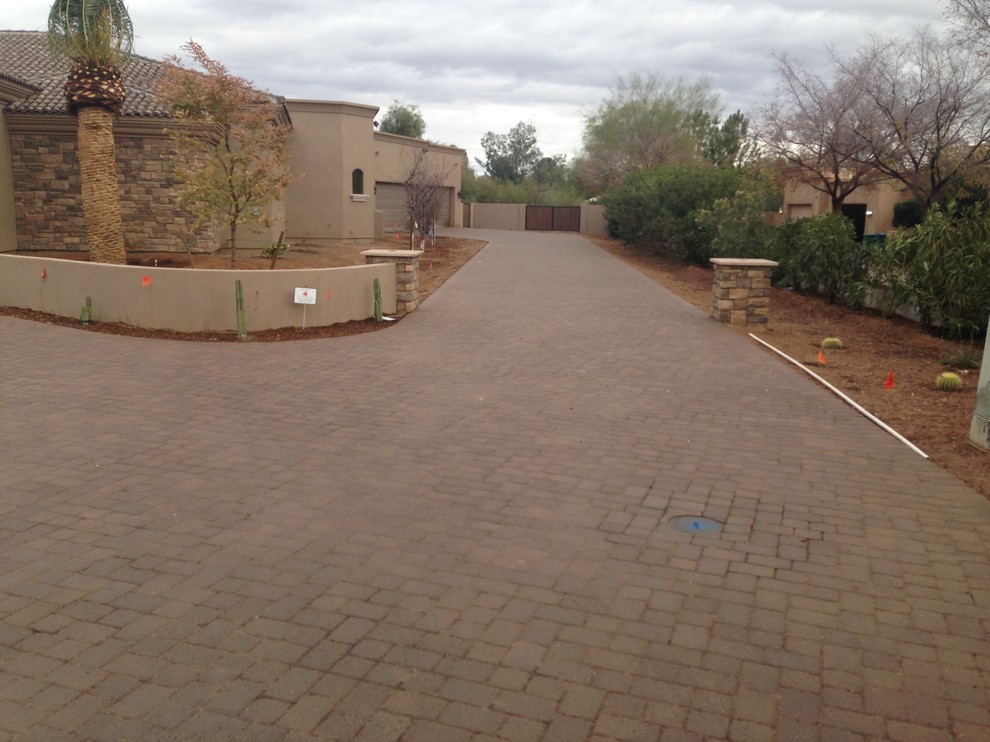 Driveways Southwestern Exterior Phoenix by Arizona Hardscape Creations LLC Houzz
