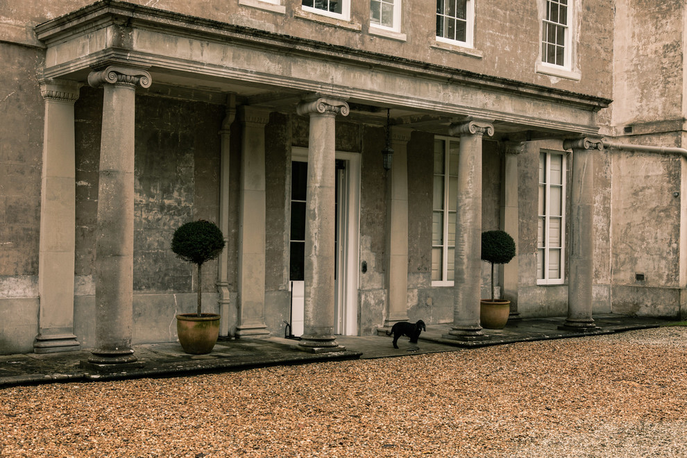 Inspiration for a country house exterior in London.