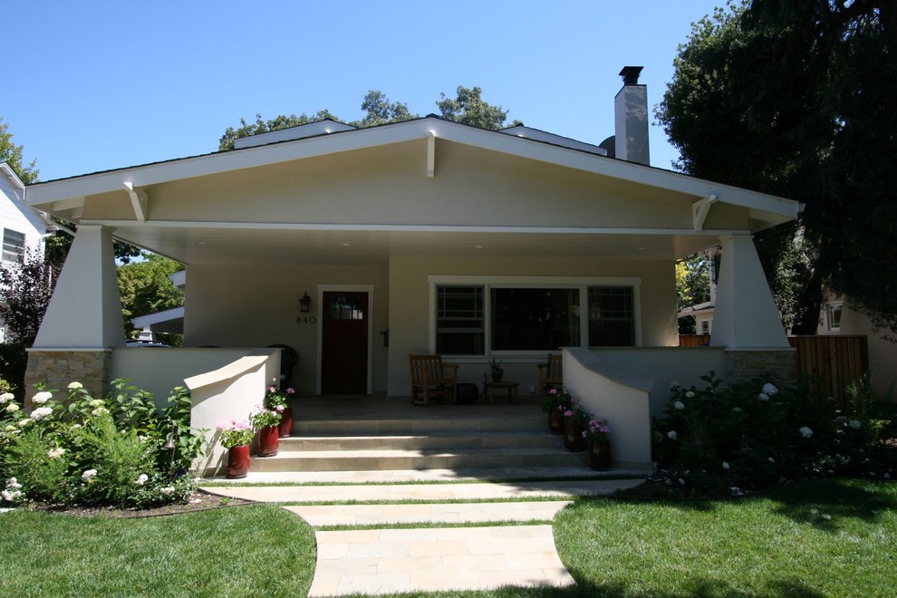 Example of an arts and crafts exterior home design in San Francisco