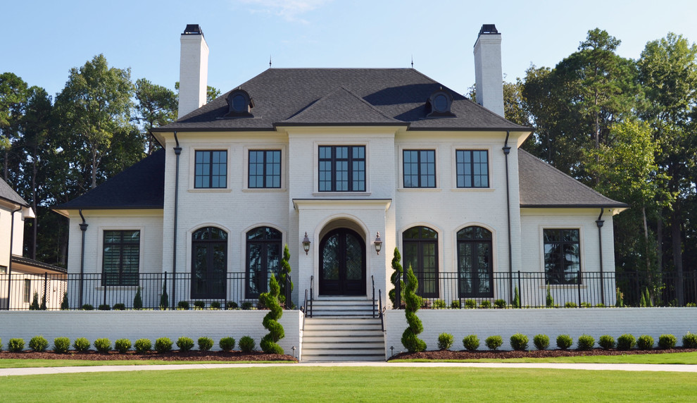 Inspiration for a classic house exterior in Raleigh.
