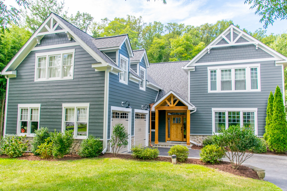 Dunn Loring, VA. James Hardie Siding and Full Home Remodel (Before and