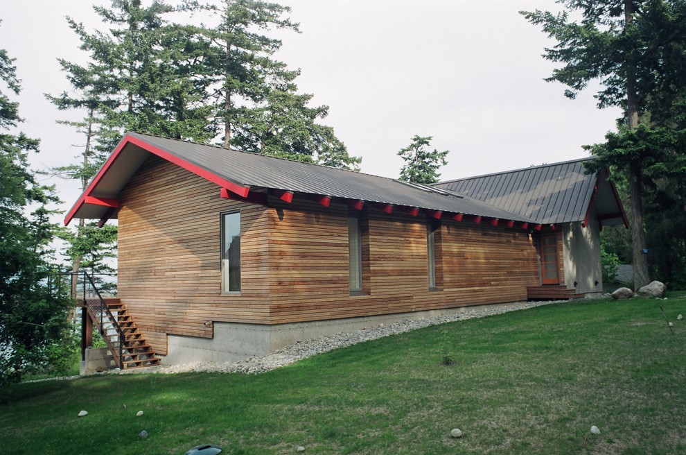 Dyna Guemes Island Contemporary Exterior Seattle by Dyna