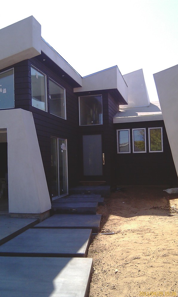 Foto della facciata di una casa moderna