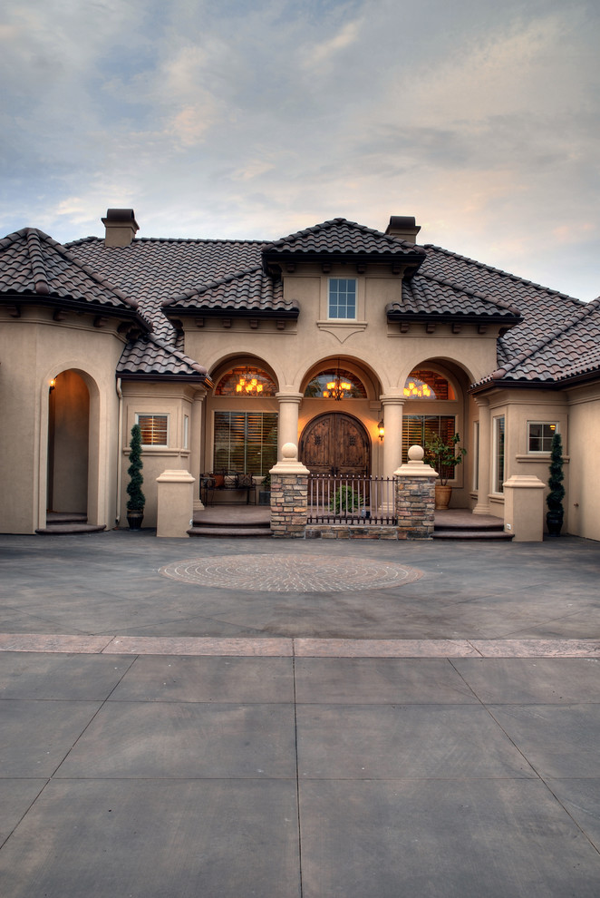 Photo of a mediterranean house exterior in Boise.