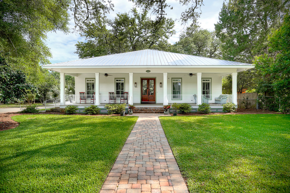 East Pensacola Heights Cottage Tropical Exterior Miami by