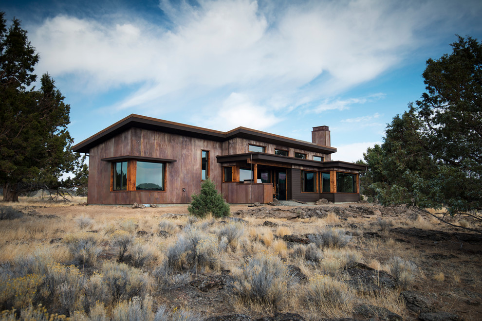 Eastern Oregon Modern Ranch - Modern - Exterior - Portland ...