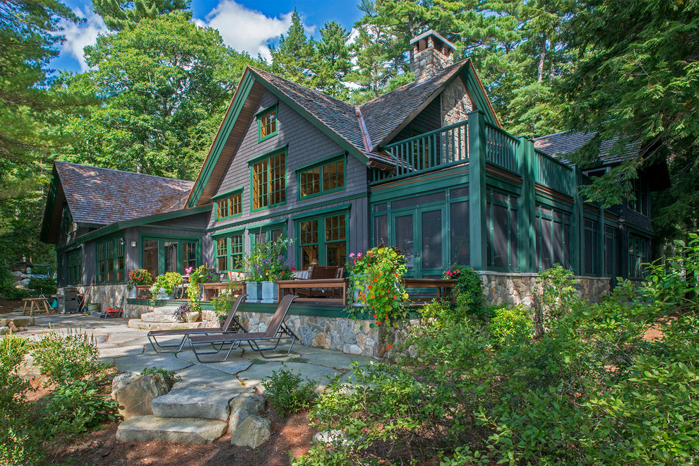Mountain style exterior home photo in Portland Maine