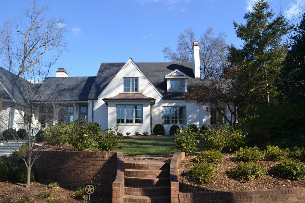Traditional house exterior in Charlotte.