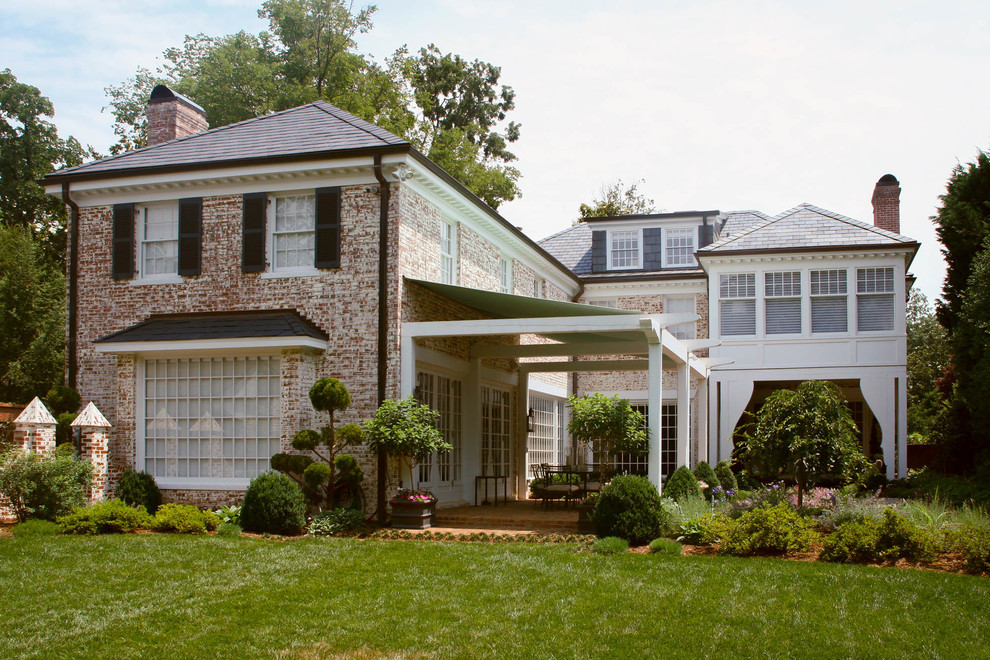 Inspiration for a classic house exterior in Charlotte.