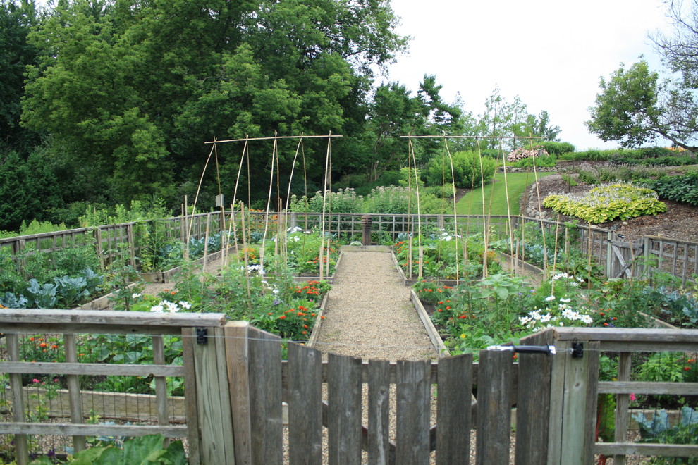 Edible Gardens Rustic Landscape Grand Rapids by Rooks