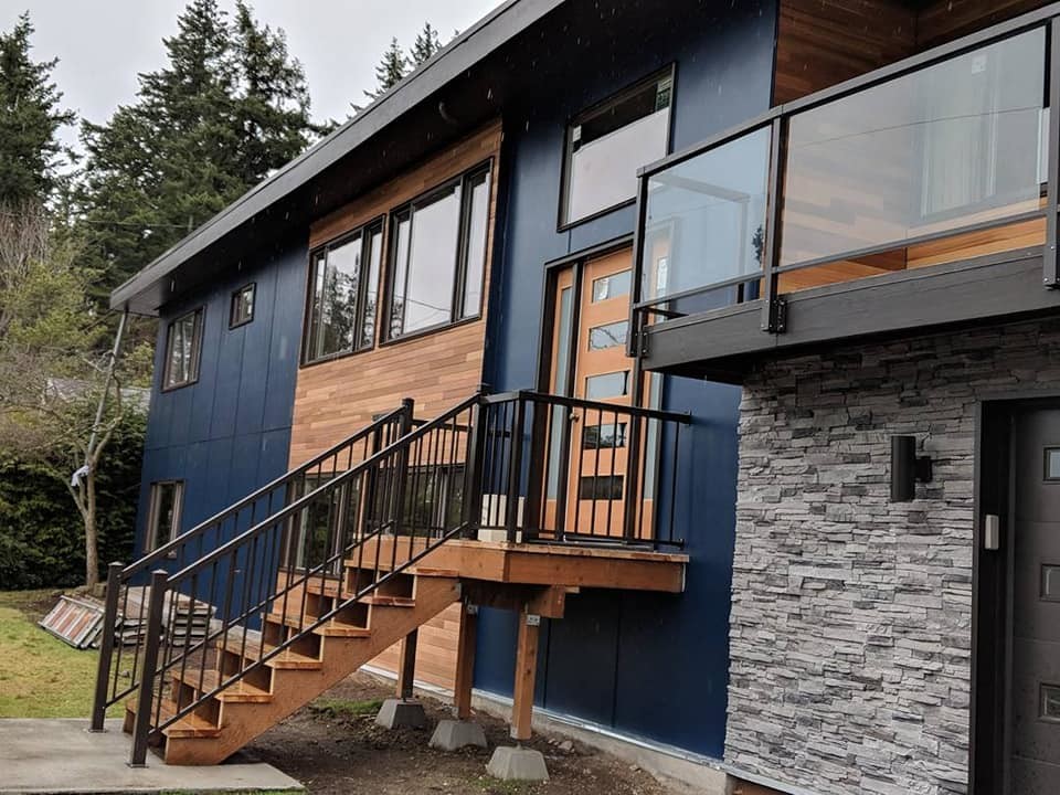 Edmonds Remodel Project Modern Exterior Seattle by JREG