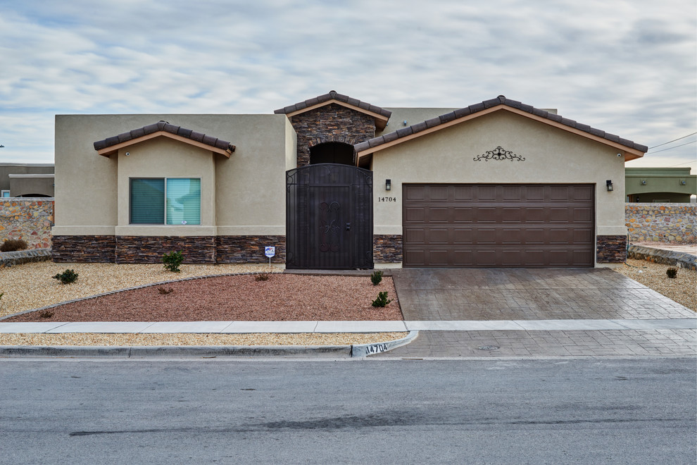 El Paso Suburban Home Exterior Dallas by Everest Homes Houzz