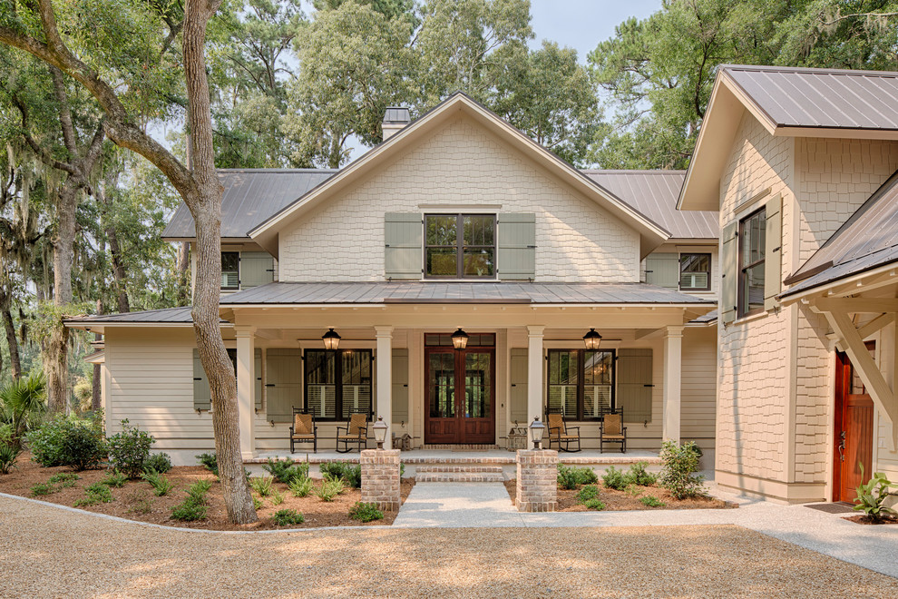Eleanor Low Country Farmhouse Exterior Grand Rapids By Visbeen Architects Houzz Eleanor Low Country Farmhouse, The Country Farmhouse