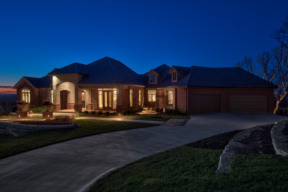 Elegance The Sanctuary Traditional Exterior Omaha by Arjay
