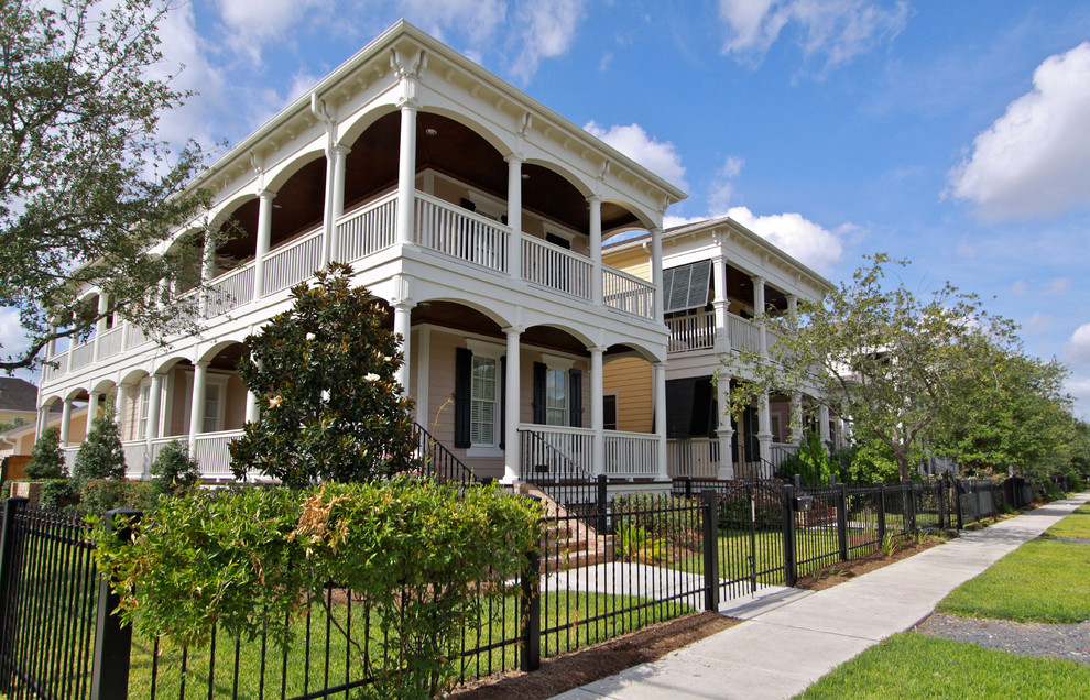 Elevations Traditional Exterior Houston by Creole Design Houzz