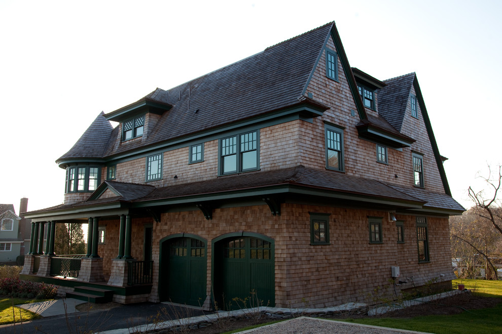 Idées déco pour une façade de maison bord de mer.