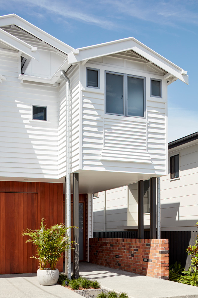 Trendy exterior home photo in Brisbane