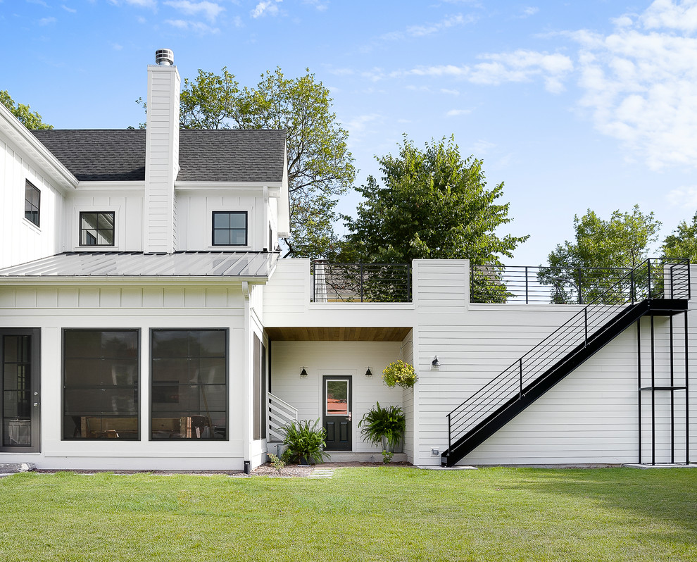 Cette photo montre une façade de maison nature.