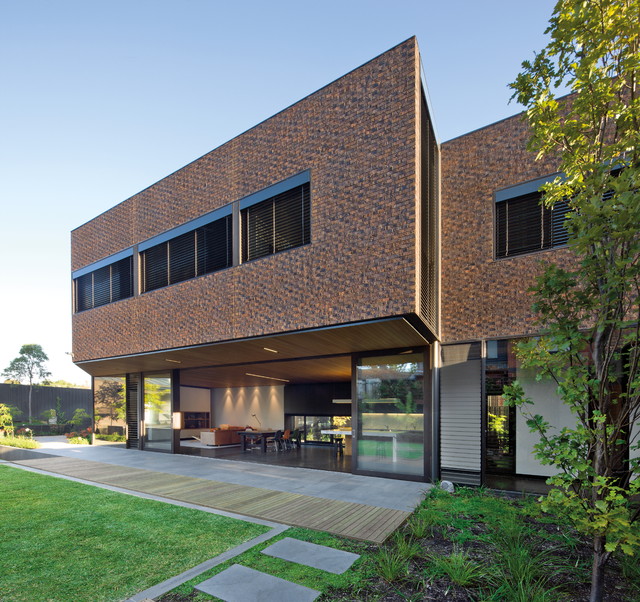 Elsternwick House Side Exterior Modern House Exterior Melbourne