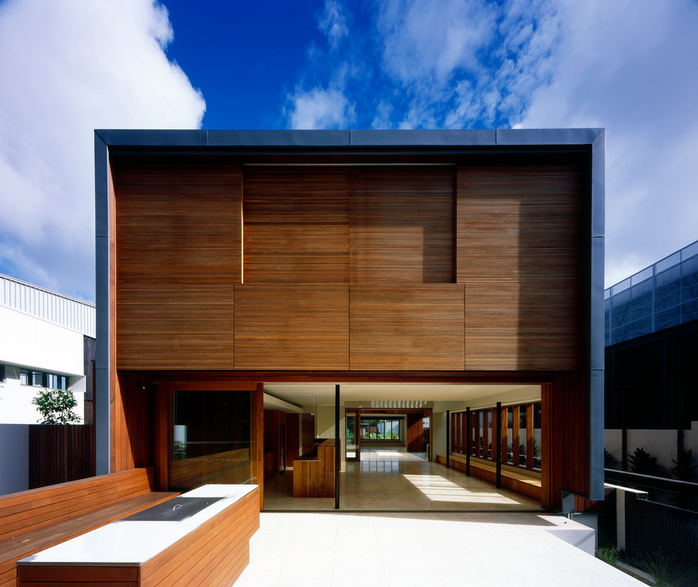 Modernes Haus mit Flachdach in Sunshine Coast