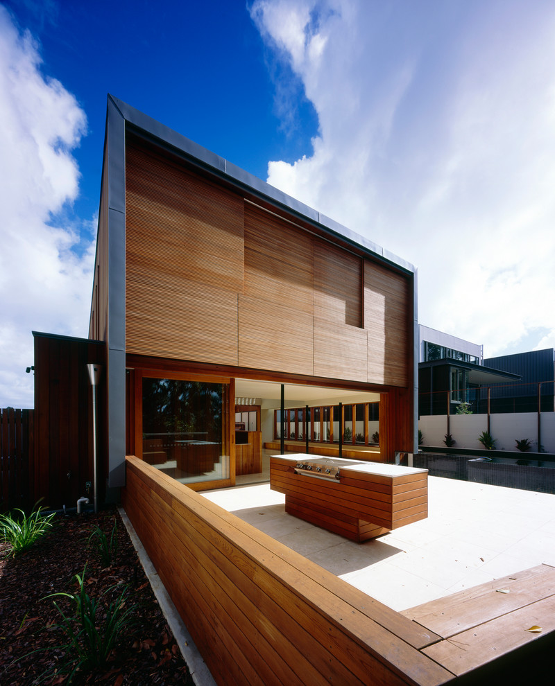 Свежая идея для дизайна: большой, двухэтажный дом в современном стиле - отличное фото интерьера