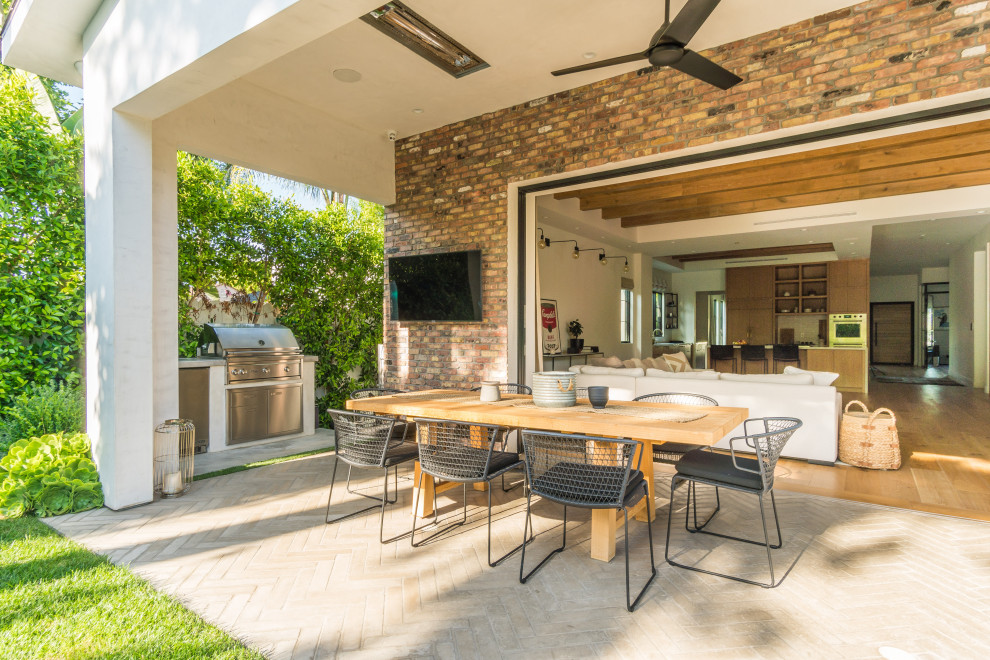 EncinoModern Ranch Style Home Farmhouse Exterior Los Angeles