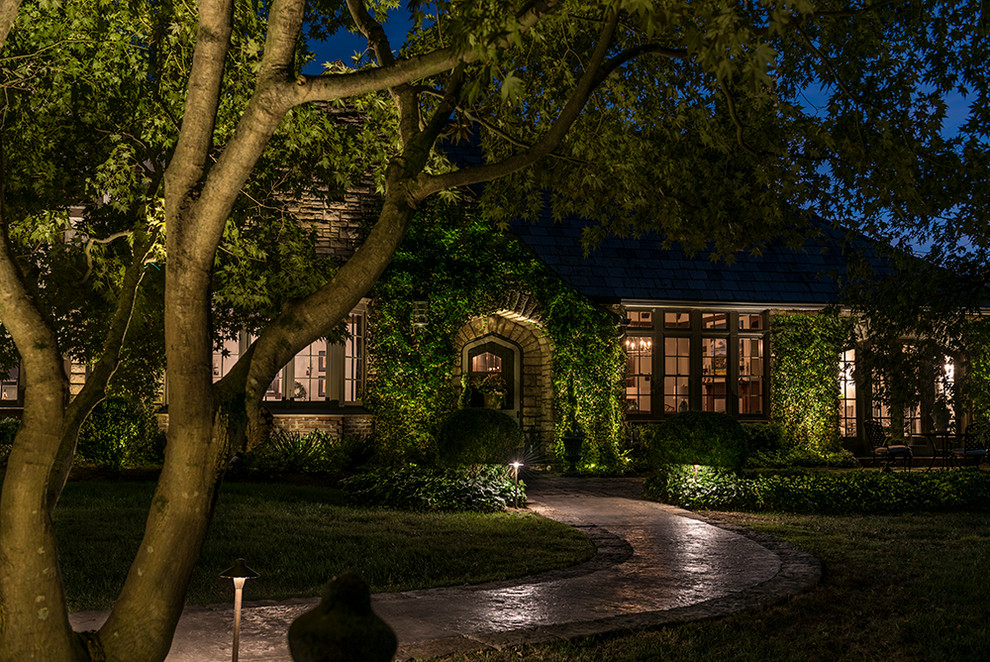 English cottage home Craftsman Exterior Indianapolis by