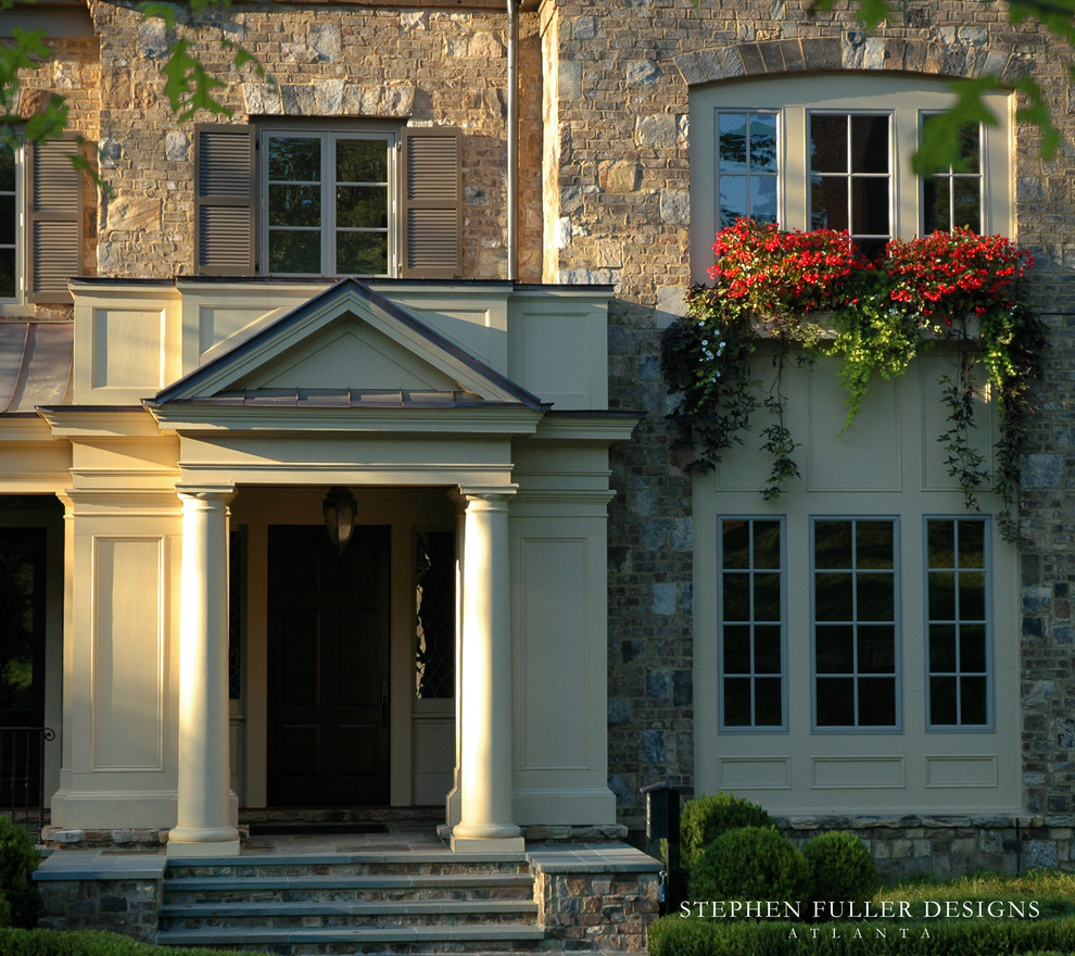 Inspiration for a timeless exterior home remodel in Atlanta